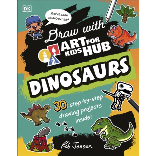 Dorling Kindersley Ltd Draw with Art for Kids Hub Dinosaurs (häftad, eng)