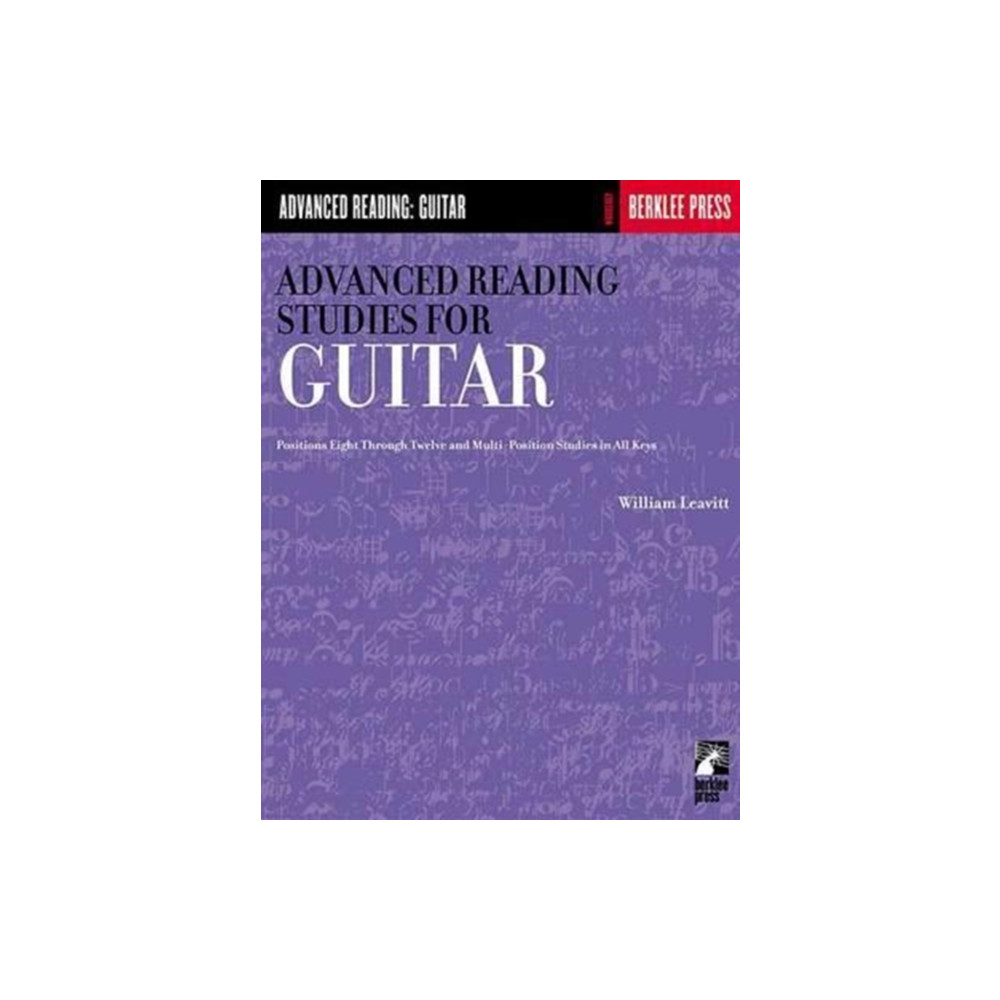 Produktbild för ADVANCED READING STUDIES FOR GUITAR (häftad, eng)