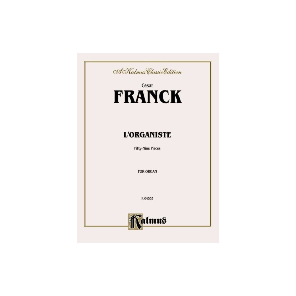 Produktbild för FRANCK L'ORGANISTE (häftad, eng)