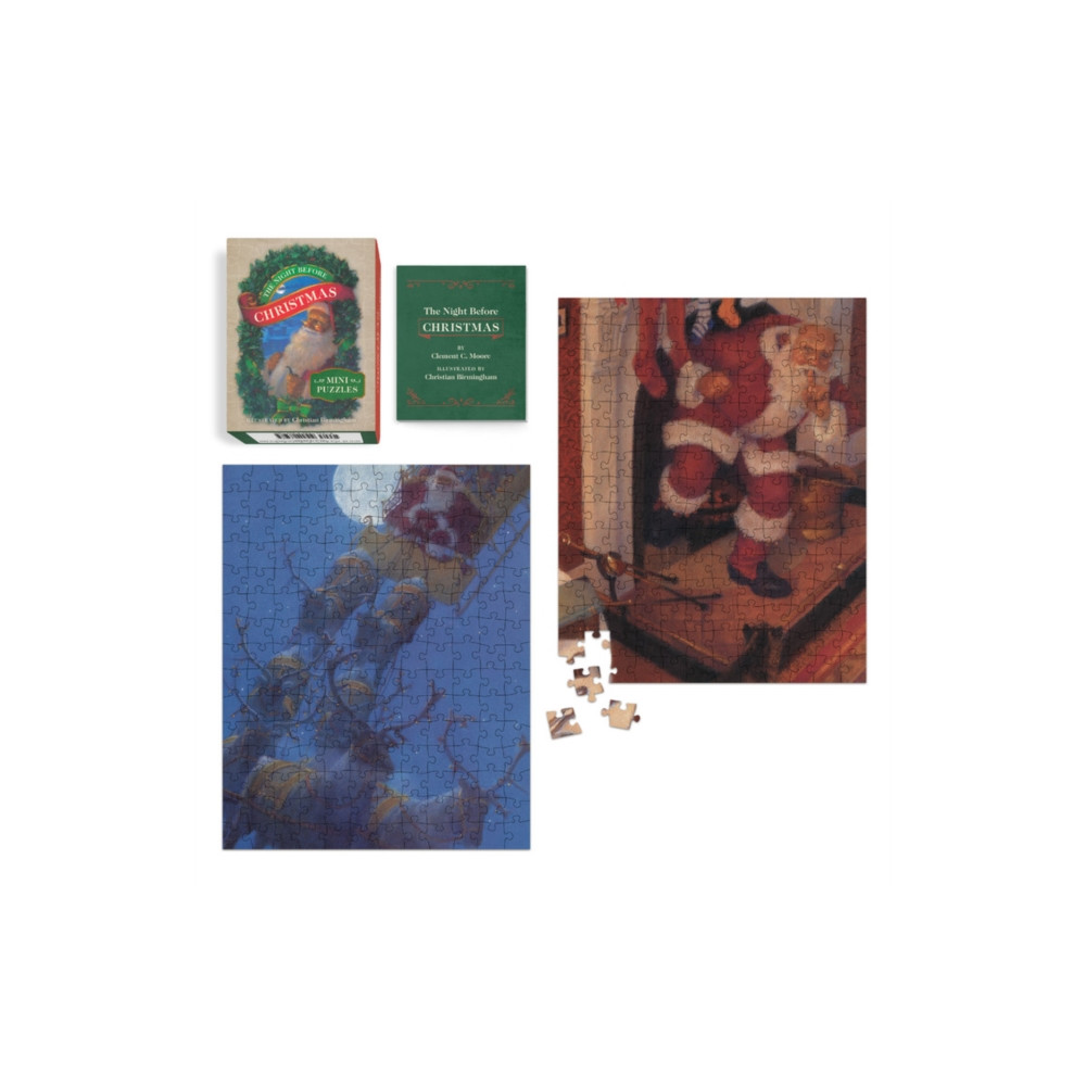 Produktbild för Night Before Christmas Mini Puzzles (häftad, eng)