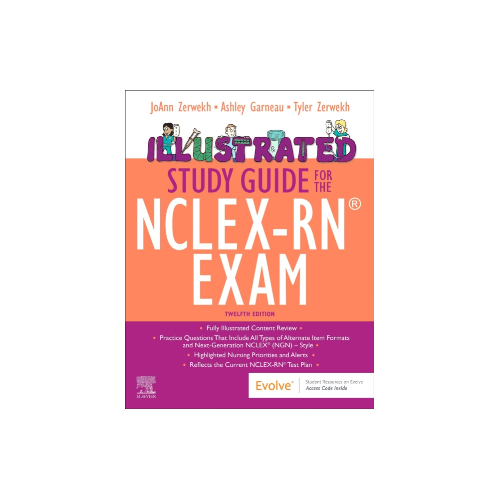 Produktbild för Illustrated Study Guide for the NCLEX-RN® Exam (häftad, eng)