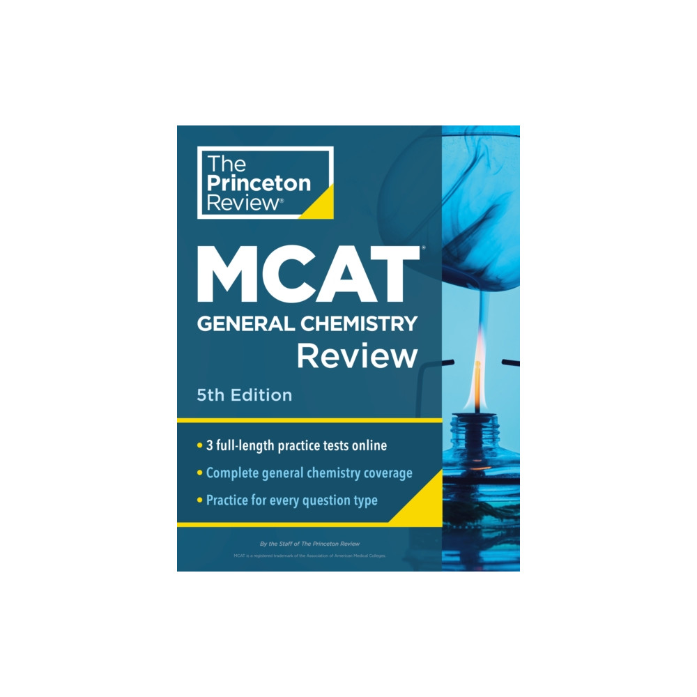 Produktbild för Princeton Review MCAT General Chemistry Review, 5th Edition (häftad, eng)