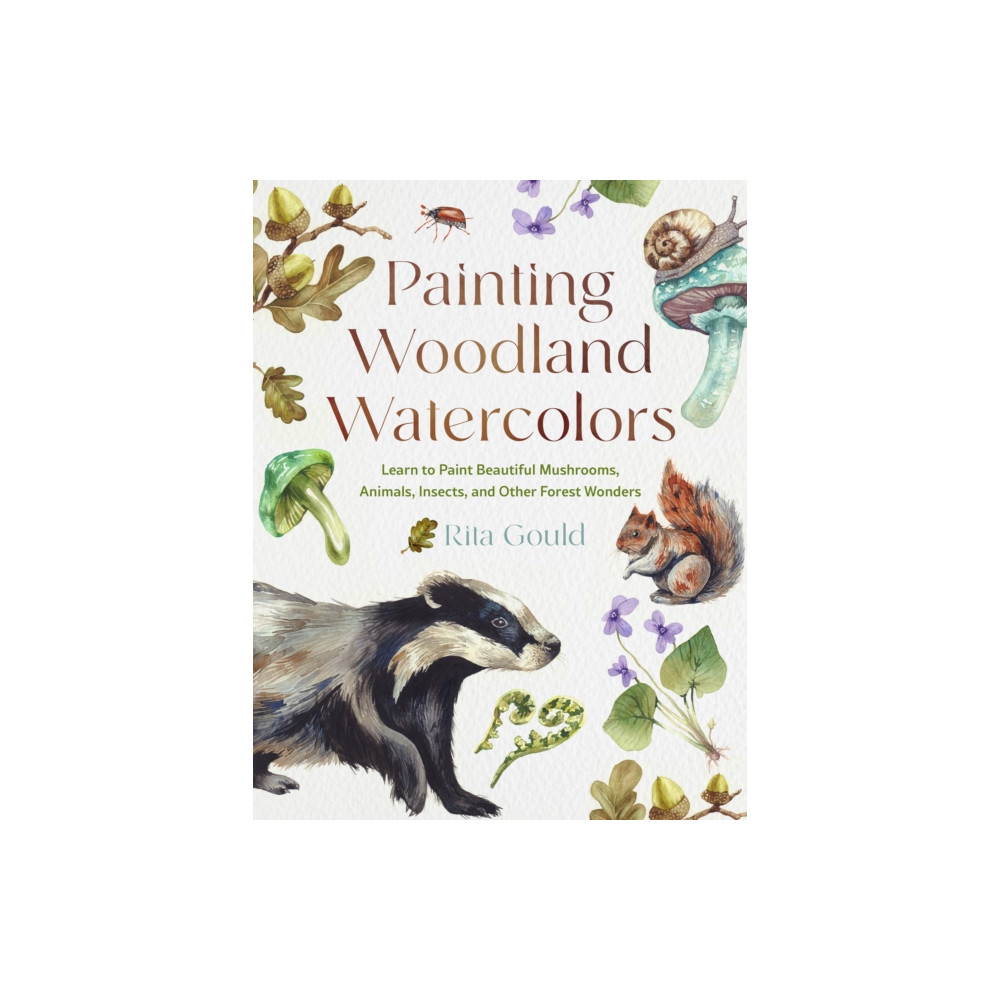 Produktbild för Painting Woodland Watercolors (häftad, eng)