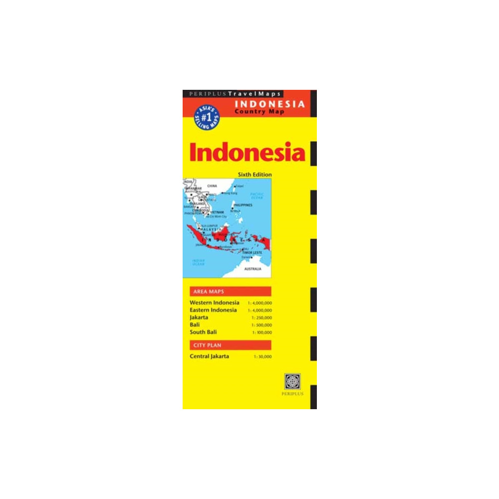 Produktbild för Indonesia Travel Map Sixth Edition