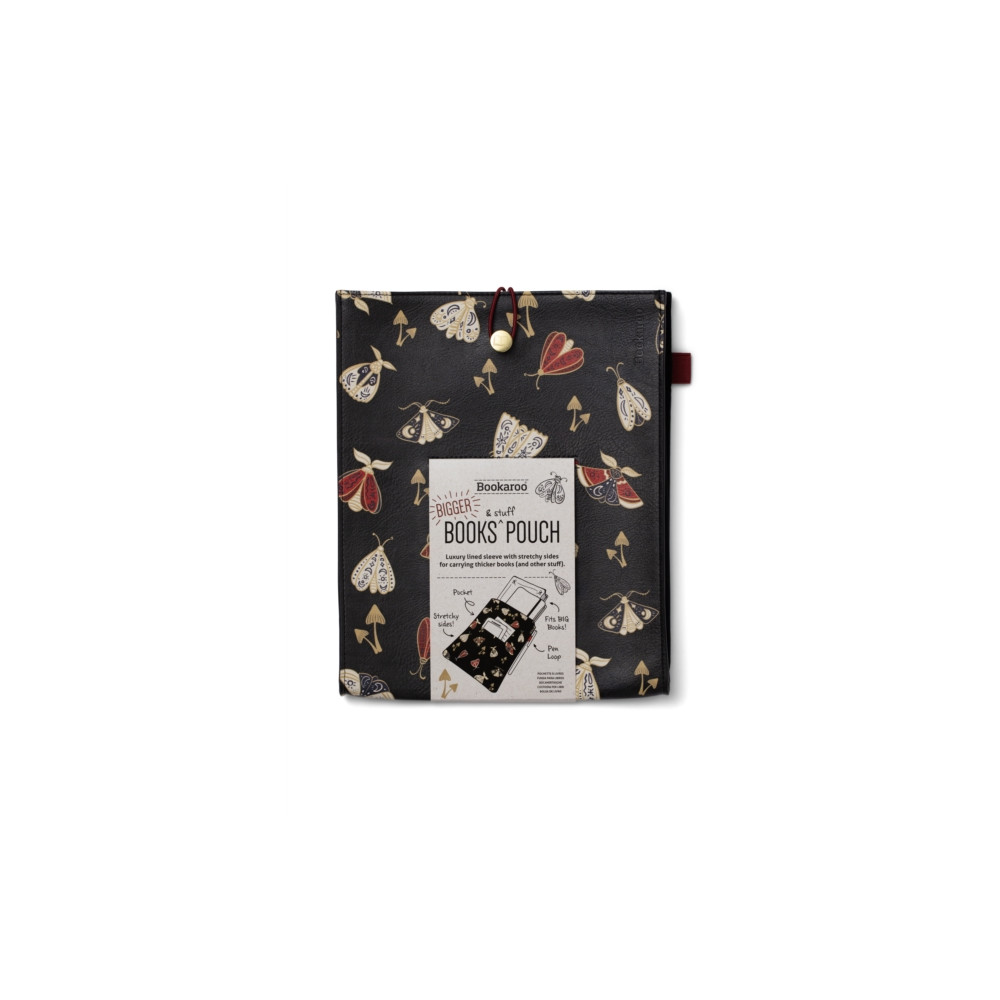 Produktbild för Bookaroo Books & Stuff Pouch - Moths