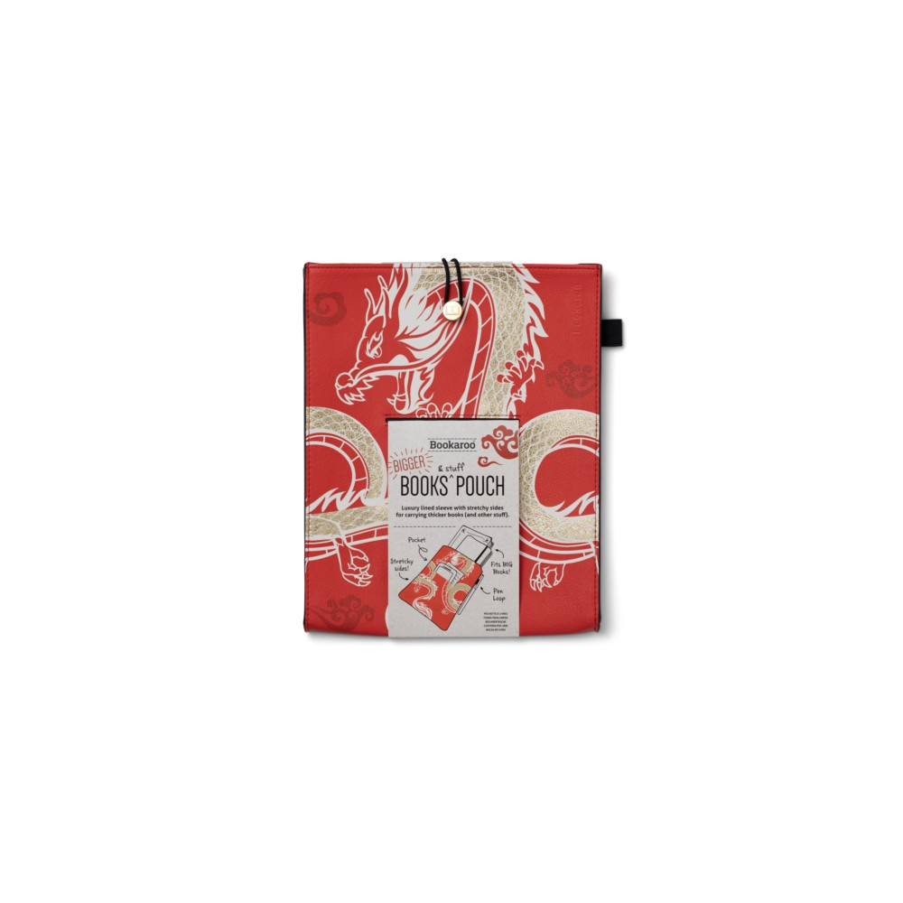Produktbild för Bookaroo Books & Stuff Pouch - Warrior Dragon