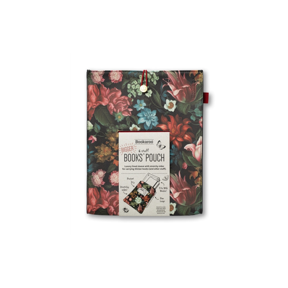 Produktbild för Bookaroo Books & Stuff Pouch - Dark Floral