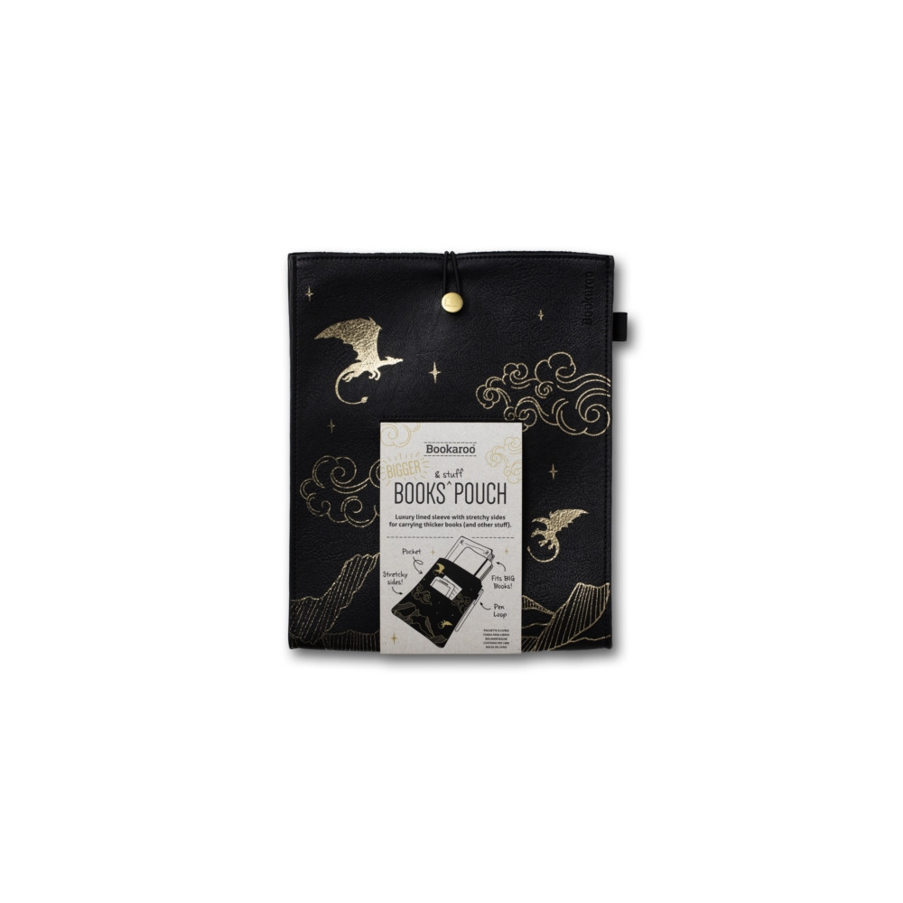 Produktbild för Bookaroo Books & Stuff Pouch - Dragon