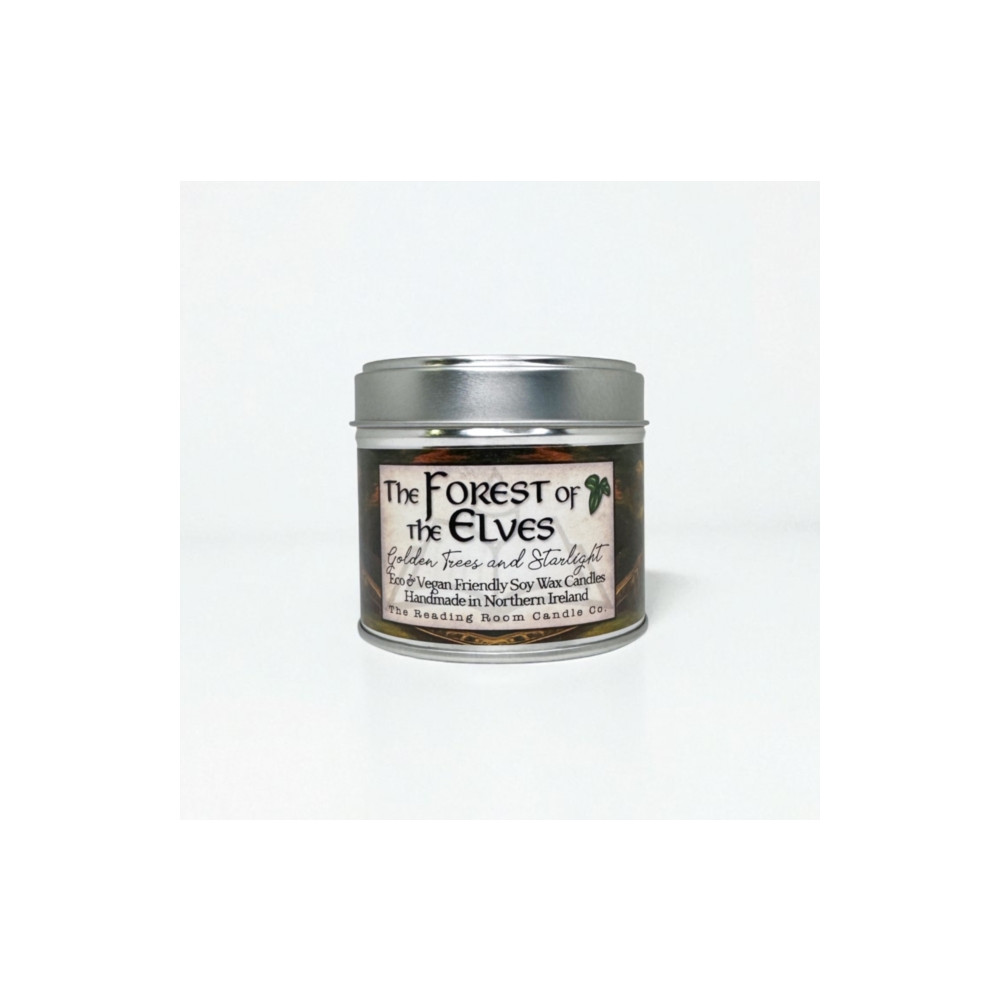 Produktbild för Forest of the Elves - Scented Soy Candle- Golden Trees and Starlight