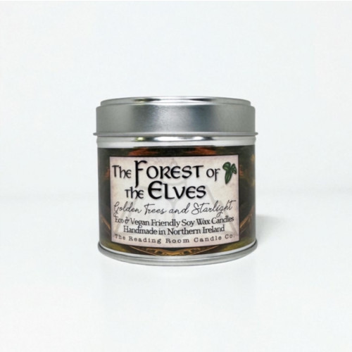 THE CANDLE ROOMS Forest of the Elves - Scented Soy Candle- Golden Trees and Starlight