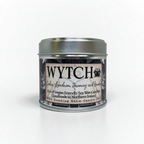 THE CANDLE ROOMS Wytch- Scented Soy Candle - Cedar, Labadnum, Rosemary and Smoke