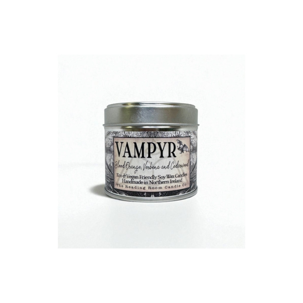 Produktbild för Vampyr- Scented Soy Candle - Blood Orange, Verbena and Cedarwood