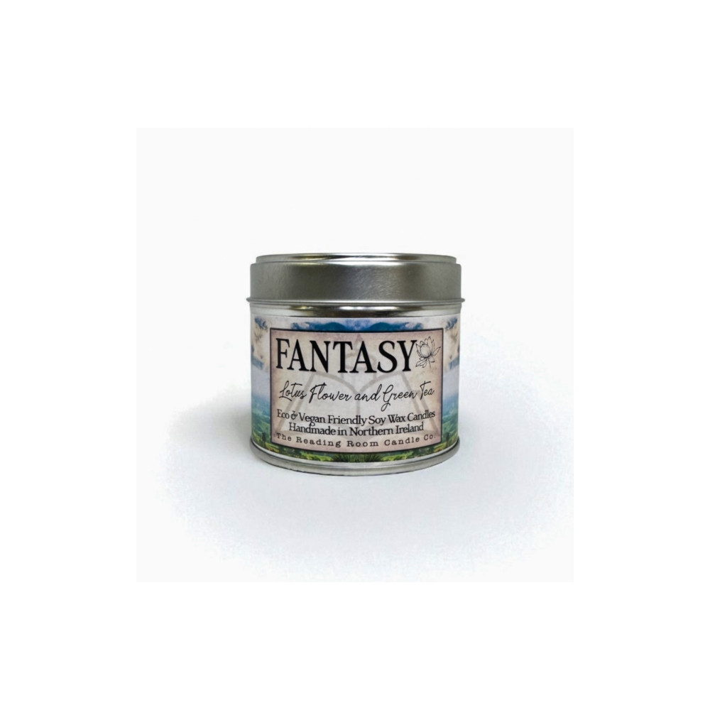 Produktbild för Fantasy- Scented Soy Candle - Lotus Flower and Green Tea