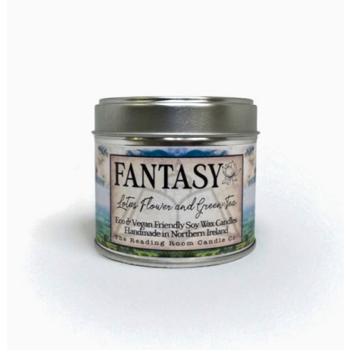 THE CANDLE ROOMS Fantasy- Scented Soy Candle - Lotus Flower and Green Tea