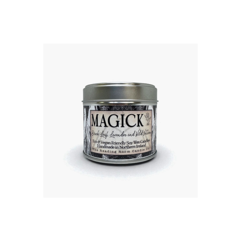 Produktbild för Magick- Scented Soy Candle - Birch Leaf, Lavender and Wild Vetiver