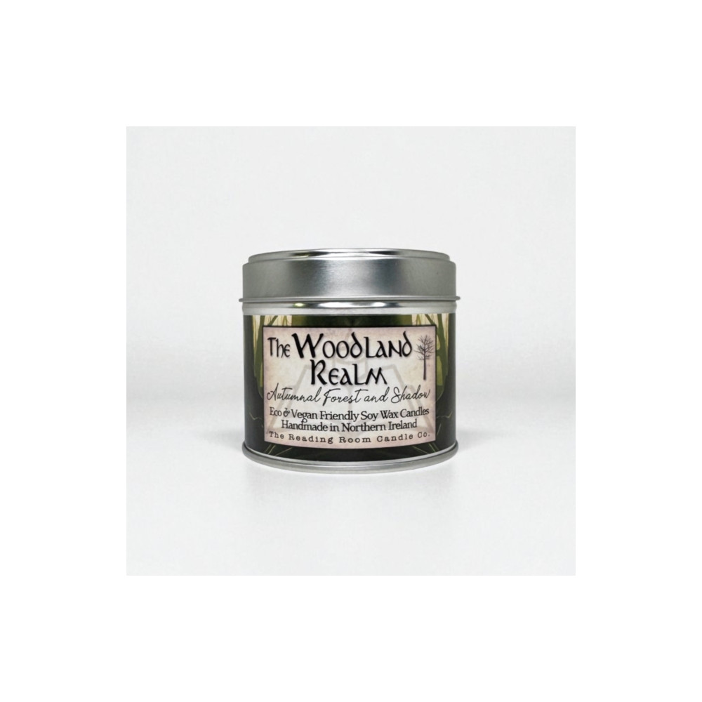 Produktbild för Woodland Realm - Scented Soy Candle - Autumnal Forest and Shadow