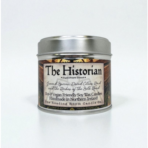 THE CANDLE ROOMS Historian - Scented Soy Candle - Ground Spices, Dried Citrus and the Riches of The Silk Road
