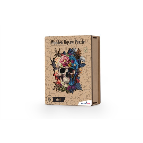 Wooden Puzzle - Skull, Recent Toys English Book