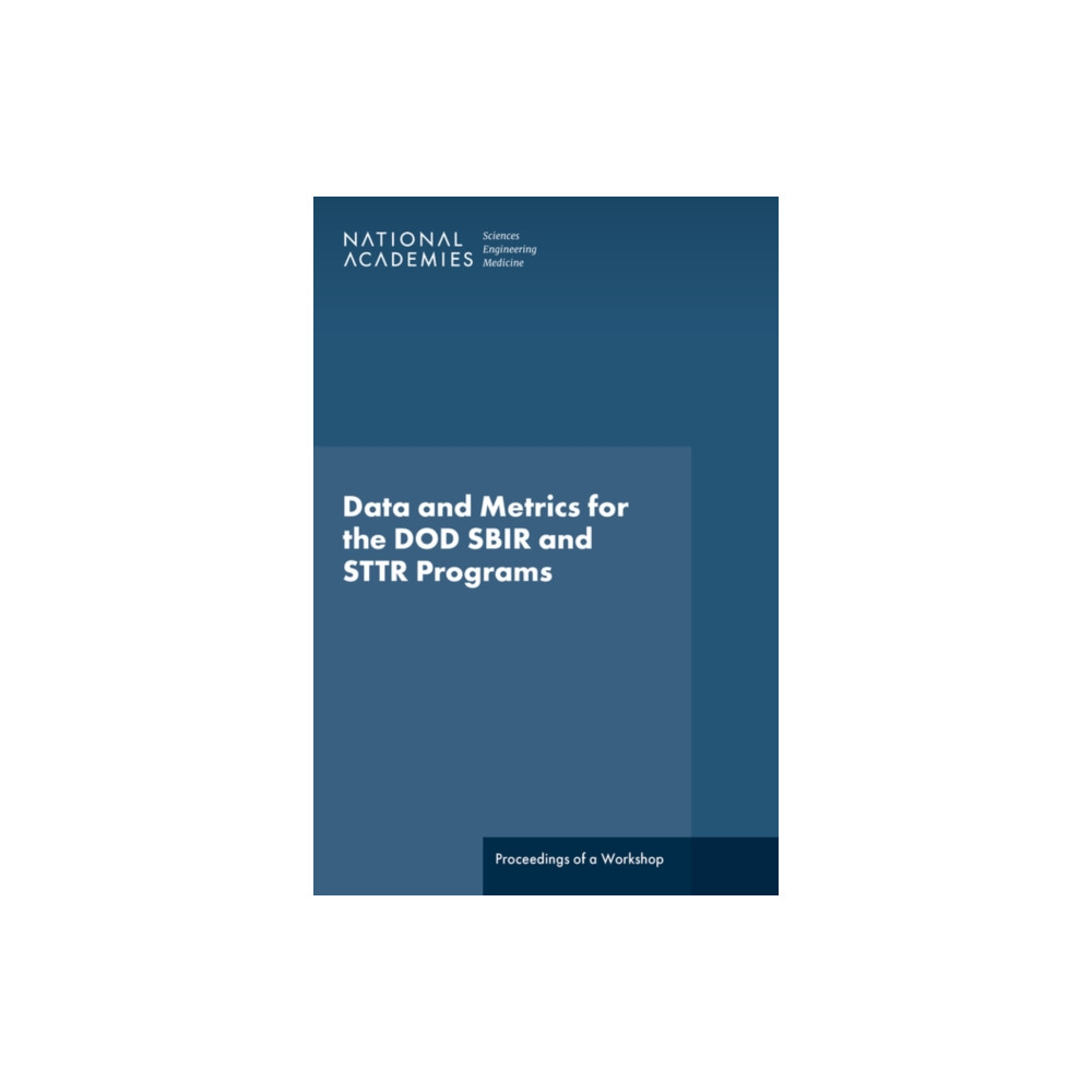 Produktbild för Data and Metrics for the DOD SBIR and STTR Programs (häftad, eng)