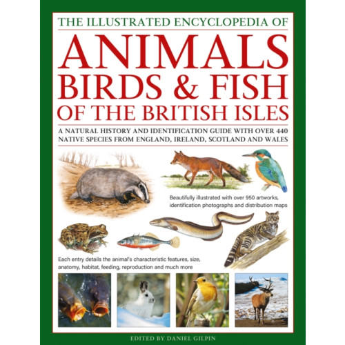 Anness publishing The Animals, Birds & Fish of the British Isles, Illustrated Guide to (inbunden, eng)