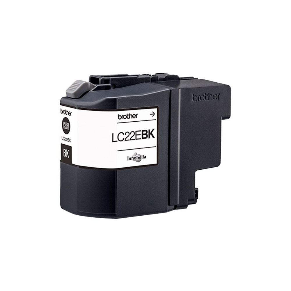 Produktbild för Brother LC22EBK - superlång livslängd - svart - original - bläckpatron