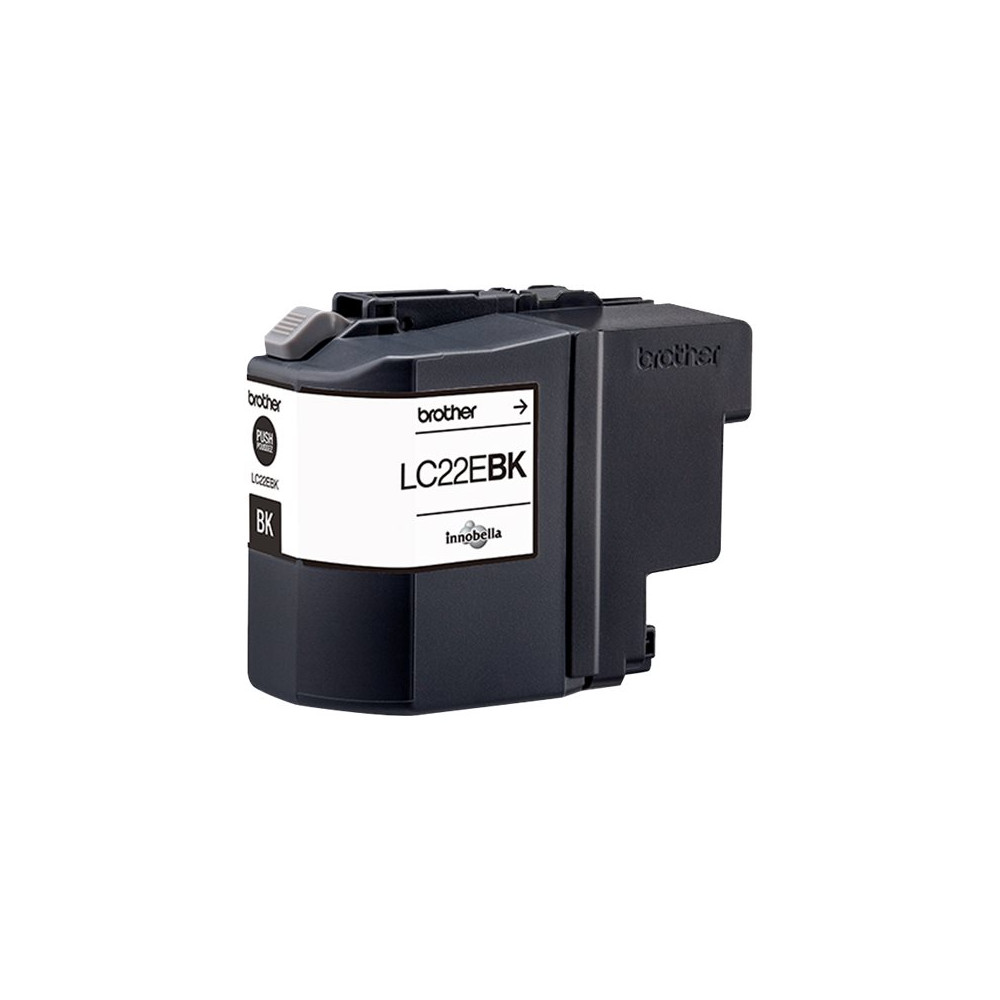 Produktbild för Brother LC22EBK - superlång livslängd - svart - original - bläckpatron
