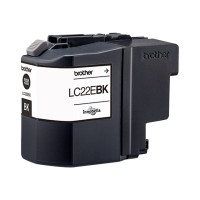 Produktbild för Brother LC22EBK - superlång livslängd - svart - original - bläckpatron