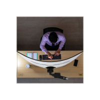 Produktbild för Ergotron HX monteringssats - Konstant kraftteknik - för LCD-display/krökt LCD-display - mattsvart