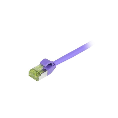 SYNERGY 21 Patchkabel RJ45 CAT6A 500Mhz 015m lila SFTP slimline rund d4...
