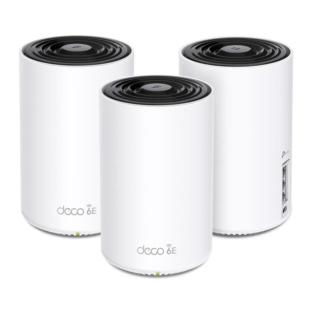 Produktbild för TP-Link Deco XE75 V3.6 - Wifi-system - Wi-Fi 6 - skrivbordsmodell