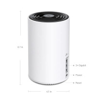 Produktbild för TP-Link Deco XE75 V3.6 - Wifi-system - Wi-Fi 6 - skrivbordsmodell