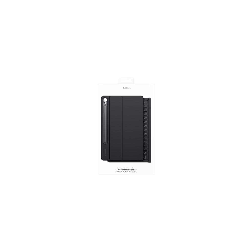 Produktbild för Samsung EF-DX725 - tangentbord och foliefodral (bokomslag) - AI-bok - med pekplatta - svart Inmatningsenhet