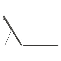 Produktbild för Samsung EF-DX725 - tangentbord och foliefodral (bokomslag) - AI-bok - med pekplatta - svart Inmatningsenhet