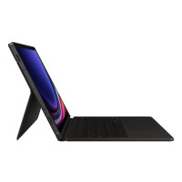 Produktbild för Samsung EF-DX725 - tangentbord och foliefodral (bokomslag) - AI-bok - med pekplatta - svart Inmatningsenhet