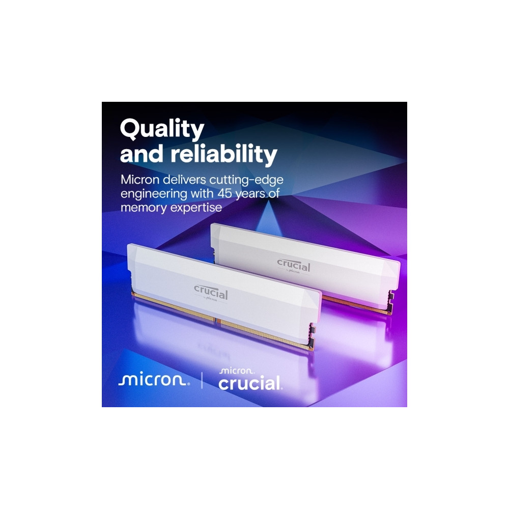 Produktbild för Crucial Pro - DDR5 - sats - 32 GB: 2 x 16 GB - DIMM 288-pin - 3000 MHz / PC5-48000 - ej buffrad