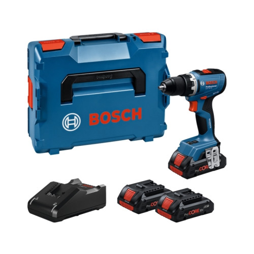 Bosch Bosch GSR 18V-65 Professional, Borr med pistolgrepp, nyckel,...