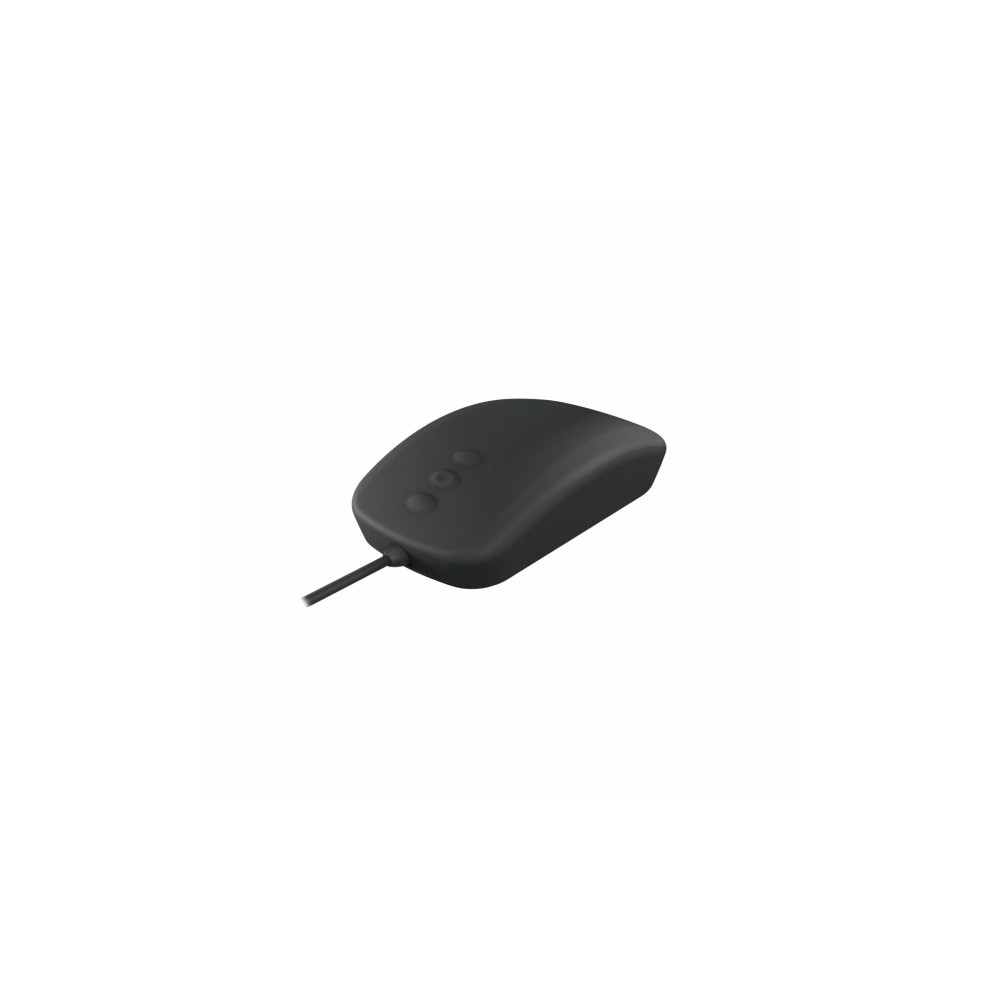 Produktbild för Contour Active Key Medical QuickClean AK-PMH3 - Standard Sized - mus - medicinsk, hygienisk design - USB - svart