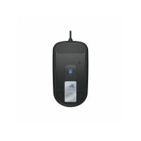 Produktbild för Contour Active Key Medical QuickClean AK-PMH3 - Standard Sized - mus - medicinsk, hygienisk design - USB - svart