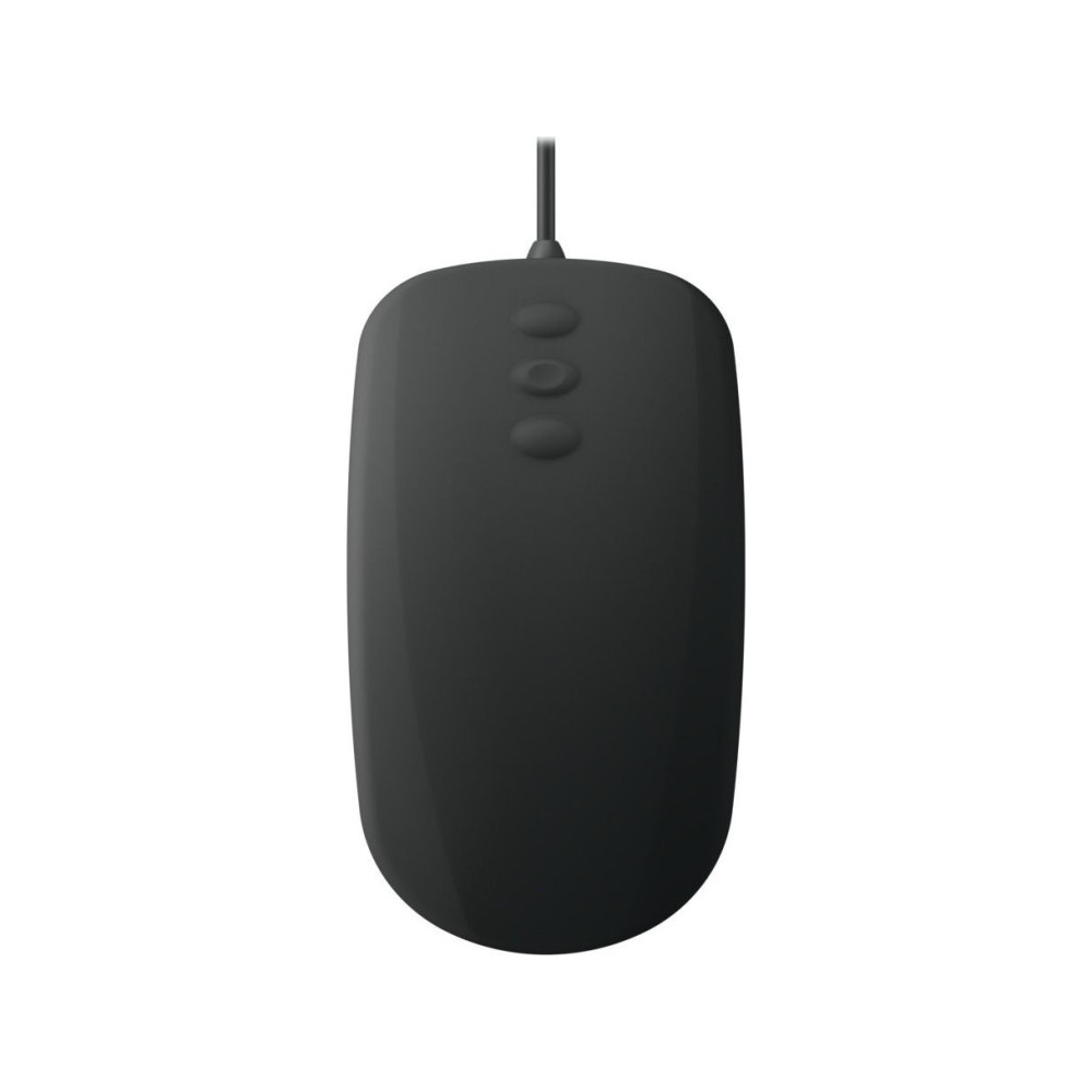 Produktbild för Contour Active Key Medical QuickClean AK-PMH3 - Standard Sized - mus - medicinsk, hygienisk design - USB - svart