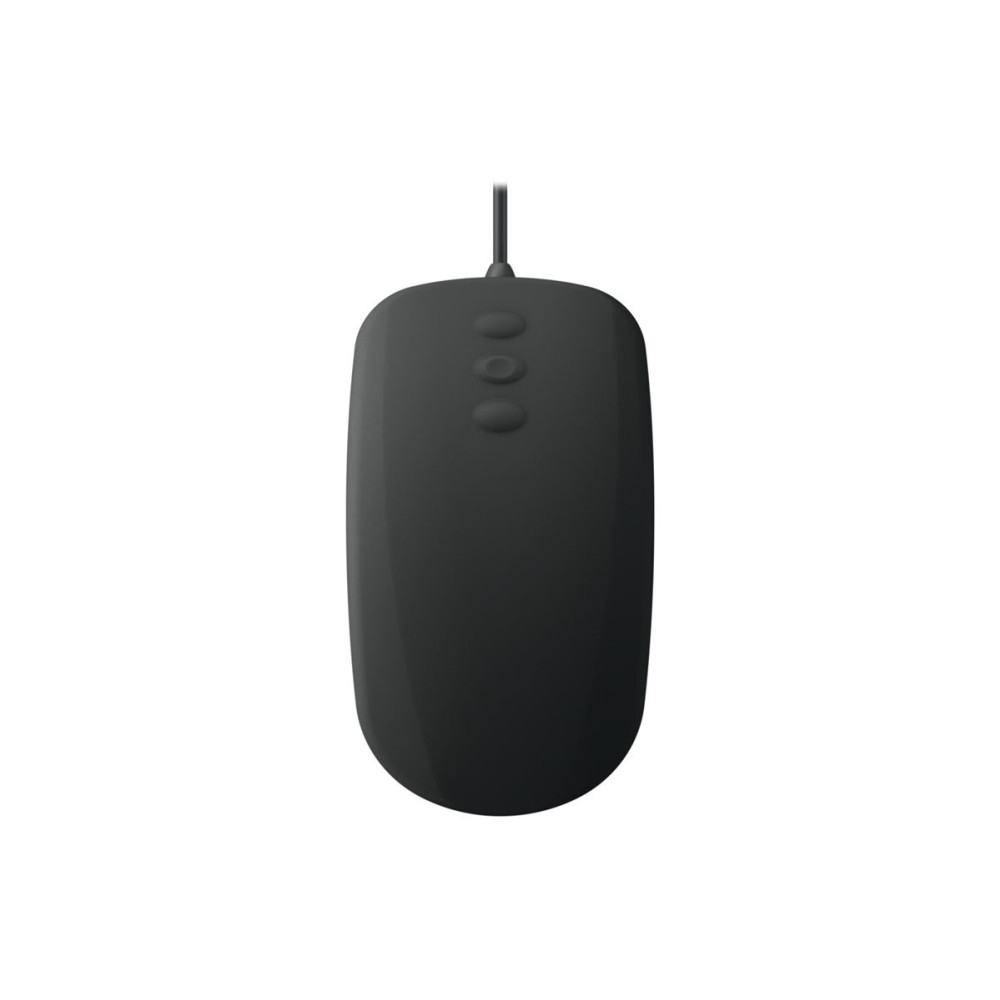 Produktbild för Contour Active Key Medical QuickClean AK-PMH3 - Standard Sized - mus - medicinsk, hygienisk design - USB - svart