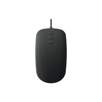 Produktbild för Contour Active Key Medical QuickClean AK-PMH3 - Standard Sized - mus - medicinsk, hygienisk design - USB - svart