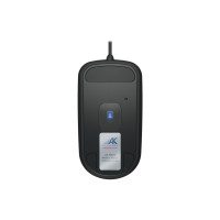 Produktbild för Contour Active Key Medical QuickClean AK-PMH3 - Standard Sized - mus - medicinsk, hygienisk design - USB - svart