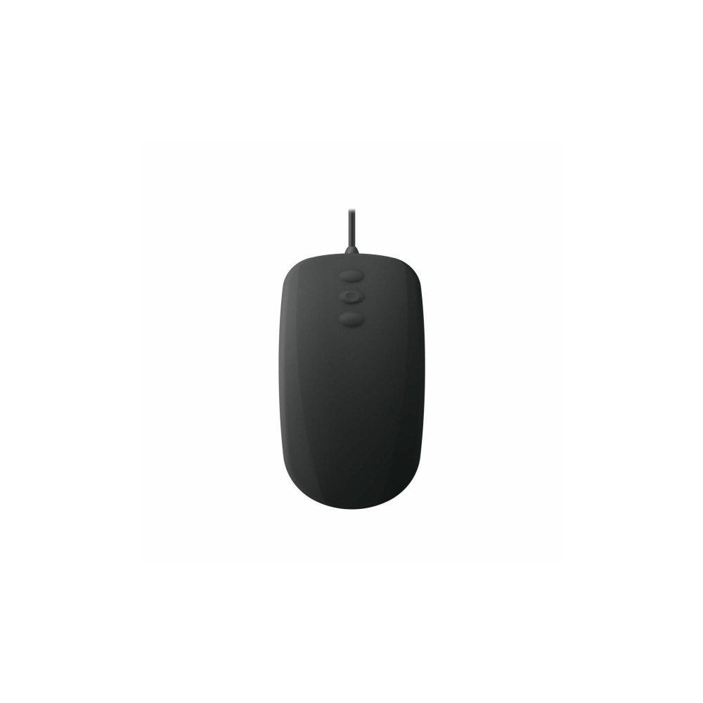 Produktbild för Contour Active Key Medical QuickClean AK-PMH3 - Standard Sized - mus - medicinsk, hygienisk design - USB - svart