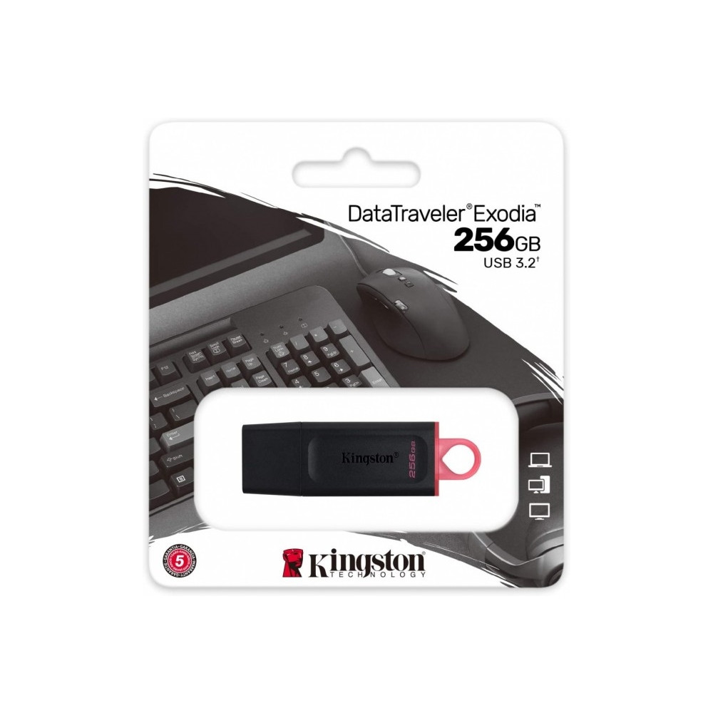 Produktbild för Kingston DataTraveler Exodia M - USB flash-enhet - 256 GB