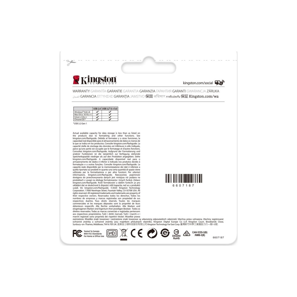 Produktbild för Kingston DataTraveler Exodia M - USB flash-enhet - 256 GB