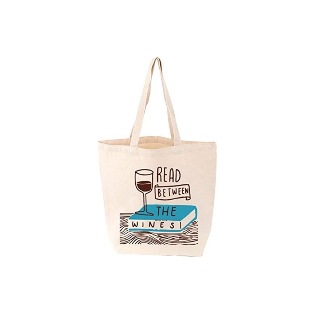 Produktbild för Read Between the Wines Tote (häftad, eng)