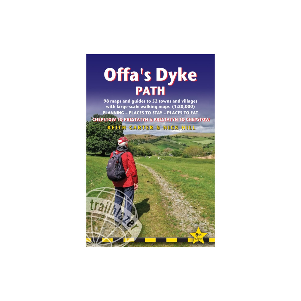 Produktbild för Offa's Dyke Path Trailblazer Walking Guide 6e (häftad, eng)