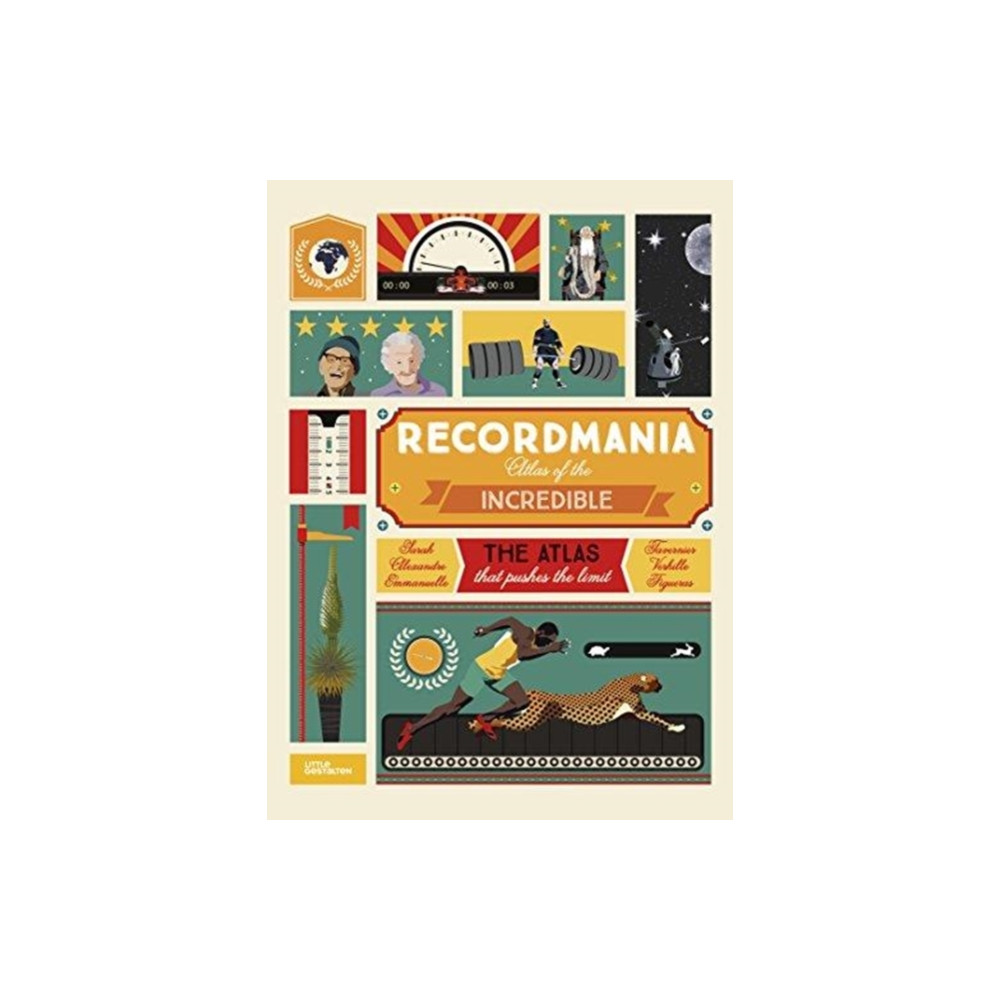 Produktbild för Recordmania: Atlas of the Incredible (inbunden, eng)