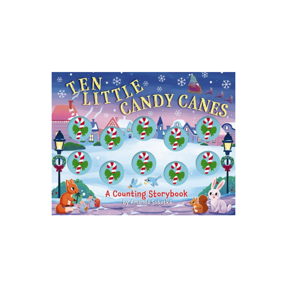 Produktbild för Ten Little Candy Canes (bok, board book, eng)
