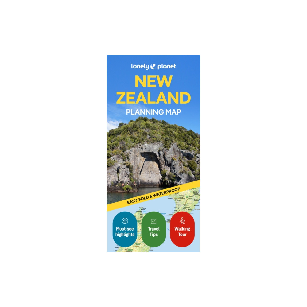 Produktbild för Lonely Planet New Zealand Planning Map